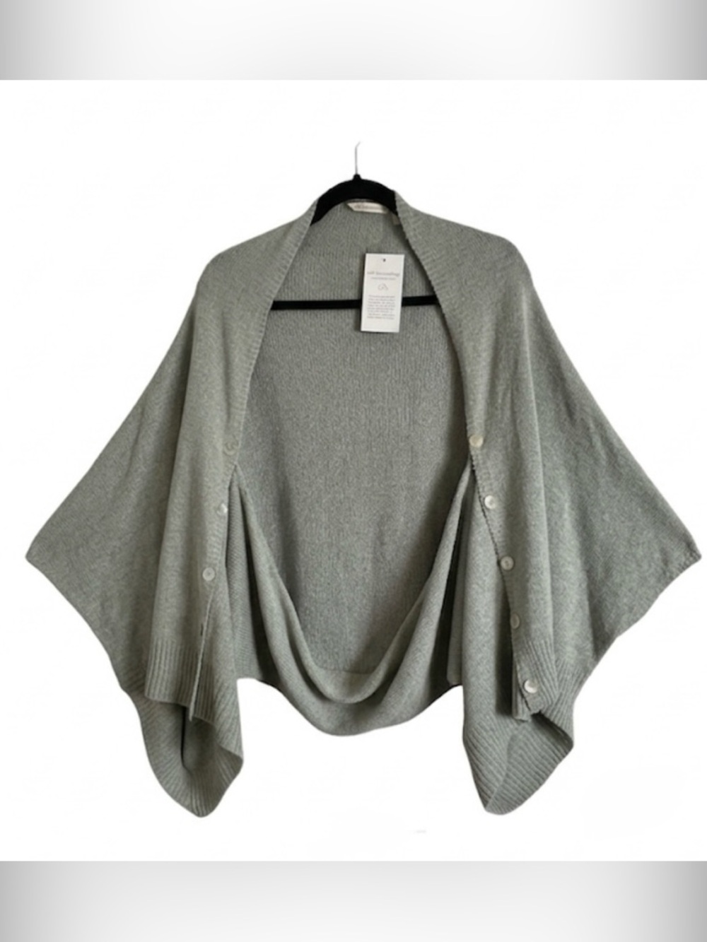 Soft Surrounding Womens Os Sea Breeze Shrug Shawl Sweater